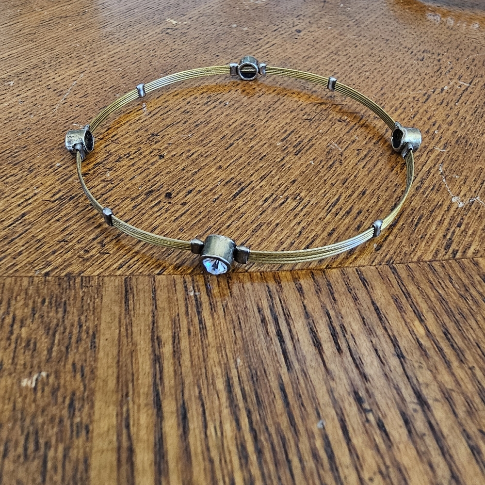 Steampunk Vibes Wire Hoop Bracelet